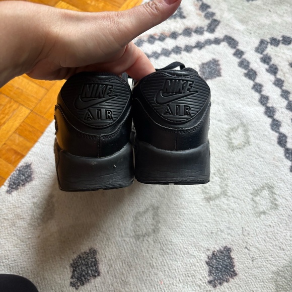 Nike Air Max SC triple black ALL LEATHER * fairly rare - Picture 4 of 16